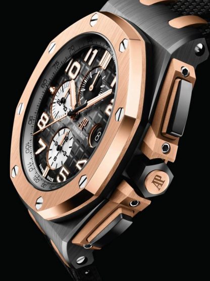 Replica Audemars Piguet Royal Oak Offshore Chronograph Automatic Gray 26405NR-OO-A002CA-01 - Billede 2