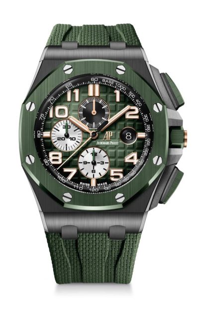 Replica Audemars Piguet Royal Oak Offshore Chronograph Automatic Green 26405CE-OO-A056CA-01