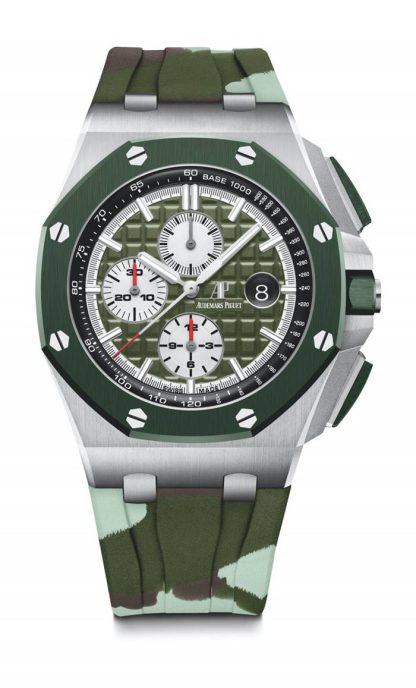 Replica Audemars Piguet Royal Oak Offshore Selfwinding Chronograph Green 26400SO.OO.A055CA.01