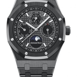Replica Audemars Piguet Royal Oak Perpetual Calendar Grå 26579CE.OO.1225CE.01