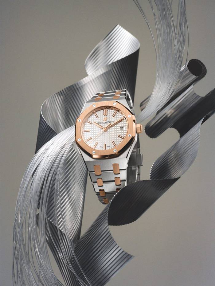 Replica Audemars Piguet Royal Oak Selfwinding Silver 77350SR.OO.1261SR.01 - Billede 4