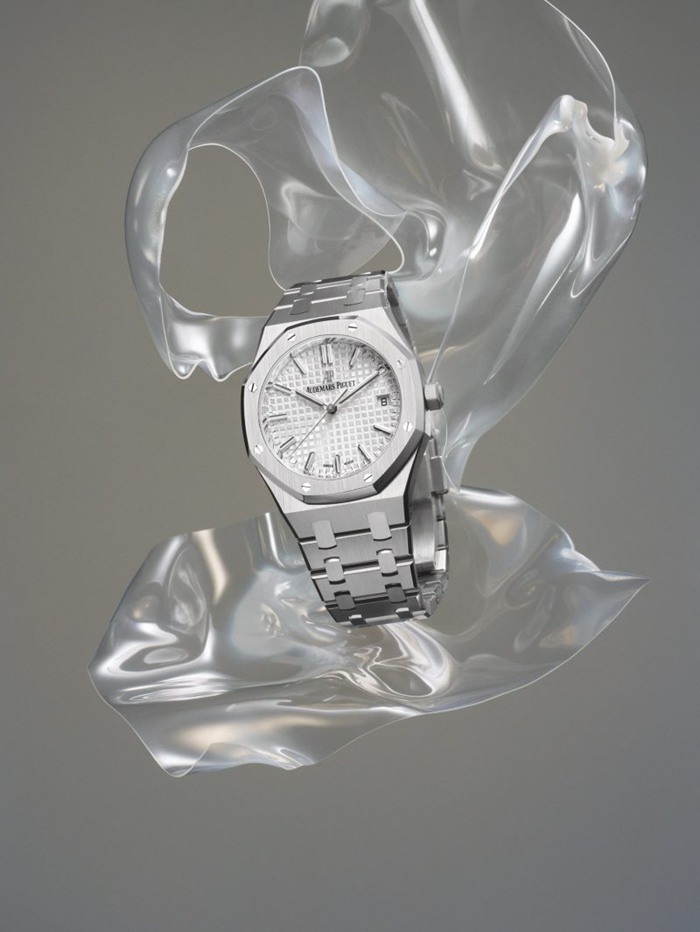 Replica Audemars Piguet Royal Oak Selfwinding Silver 77350ST.OO.1261ST.01 - Billede 7