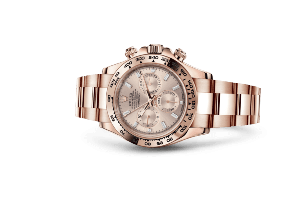 Replica Rolex Cosmograph Daytona Oyster 40 mm Everose guld 116505 - Billede 2