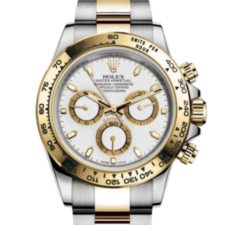 Replica Rolex Cosmograph Daytona Oyster 40 mm Østersstål og gult guld 116503