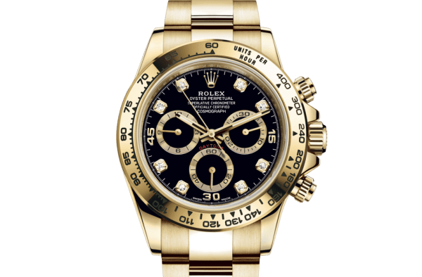 Replica Rolex Cosmograph Daytona Oyster 40 mm gult guld 116508