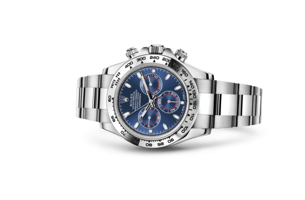 Replica Rolex Cosmograph Daytona Oyster 40 mm hvidguld 116509 - Billede 2