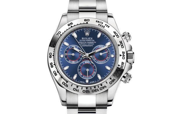 Replica Rolex Cosmograph Daytona Oyster 40 mm hvidguld 116509