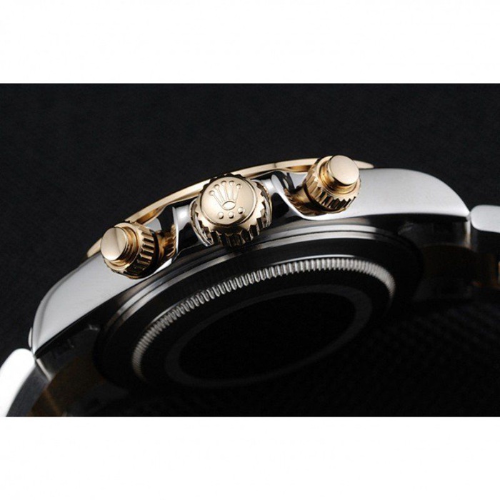 Replica Rolex Cosmograph Daytona blå urskive tofarvet rustfrit stålarmbånd 1454246 - Billede 9