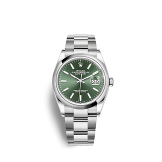 Replica Rolex Datejust 126200 36mm Mintgrøn Oyster