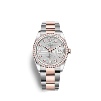 Replica Rolex Datejust 126281RBR 36mm Sølv