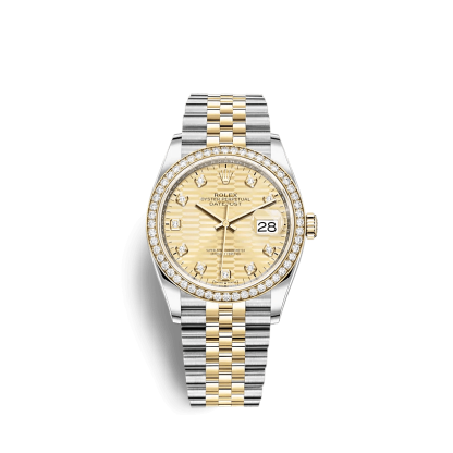 Replica Rolex Datejust 126283RBR 36mm Gylden
