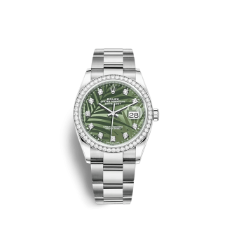 Replica Rolex Datejust 126284RBR 36mm Olivengrøn