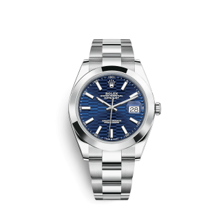 Replica Rolex Datejust 126300 41mm Lyseblå Oyster
