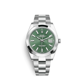 Replica Rolex Datejust 126300 41mm riflet motiv Oyster