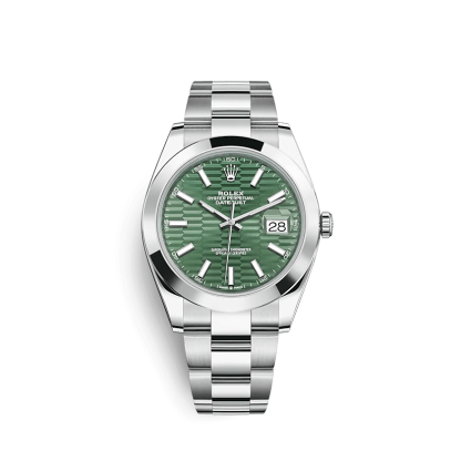 Replica Rolex Datejust 126300 41mm riflet motiv Oyster