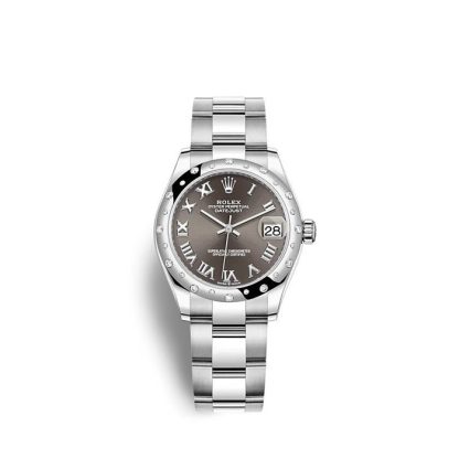 Replica Rolex Datejust 31mm 278344RBR Mørkegrå