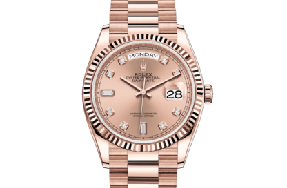 Replica Rolex Day-Date 36 Oyster 36 mm Everose guld 128235