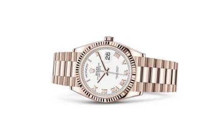 Replica Rolex Day-Date 36 Oyster 36 mm Everose guld 128235 - Billede 2