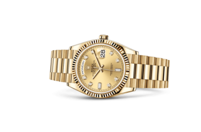 Replica Rolex Day-Date 36 Oyster 36 mm gult guld 128238 - Billede 2