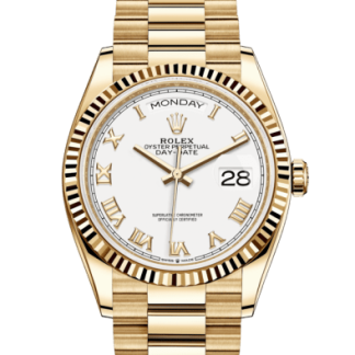 Replica Rolex Day-Date 36 Oyster 36 mm gult guld 128238