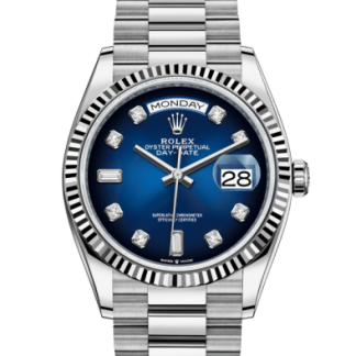 Replica Rolex Day-Date 36 Oyster 36 mm hvidguld 128239