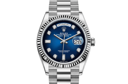 Replica Rolex Day-Date 36 Oyster 36 mm hvidguld 128239