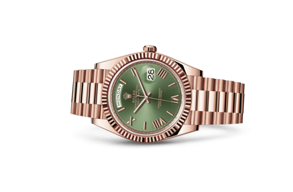Replica Rolex Day-Date 40 Oyster 40 mm Everose guld 228235 - Billede 2