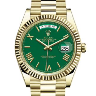 Replica Rolex Day-Date 40 Oyster 40 mm gult guld 228238