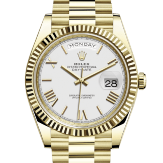 Replica Rolex Day-Date 40 Oyster 40 mm gult guld 228238