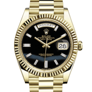 Replica Rolex Day-Date 40 Oyster 40 mm gult guld 228238