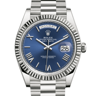 Replica Rolex Day-Date 40 Oyster 40 mm hvidguld 228239