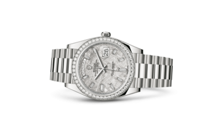 Replica Rolex Day-Date 40 Oyster 40 mm hvidguld og diamanter 228349RBR - Billede 2