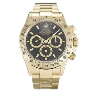 Replica Rolex Daytona sort urskive 116528