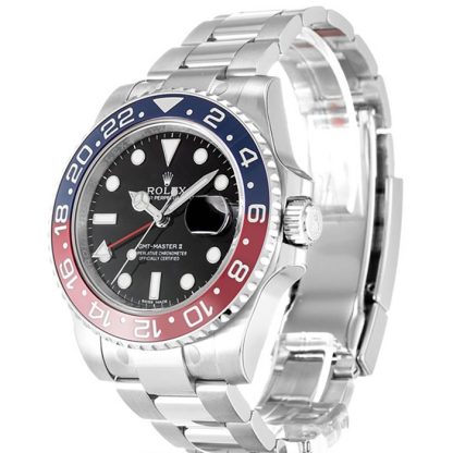 Replica Rolex GMT Master II Black 116719 Pepsi - Billede 2
