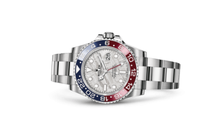 Replica Rolex GMT-Master II Oyster 40 mm hvidguld 126719BLRO - Billede 2