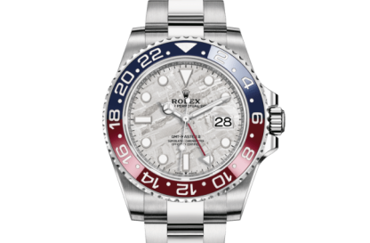 Replica Rolex GMT-Master II Oyster 40 mm hvidguld 126719BLRO