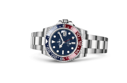 Replica Rolex GMT-Master II Oyster 40 mm hvidguld 126719BLRO - Billede 2