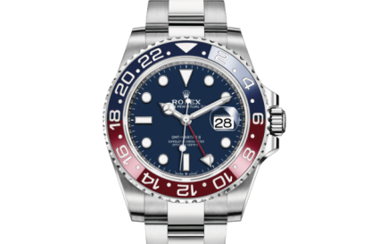 Replica Rolex GMT-Master II Oyster 40 mm hvidguld 126719BLRO