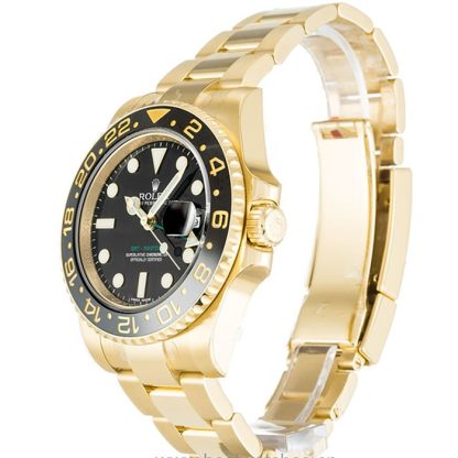 Replica Rolex GMT Master II Sort 116718 - Billede 2
