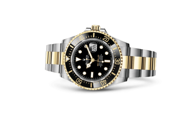 Replica Rolex Sea-Dweller Oyster 43 mm i østersstål og gult guld 126603 - Billede 2
