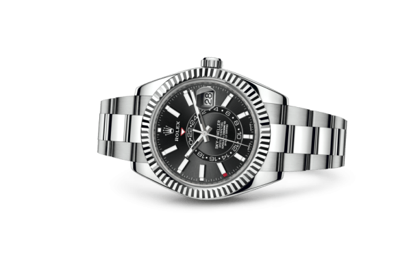 Replica Rolex Sky-Dweller Oyster 42 mm østersølje og hvidguld 326934 - Billede 2