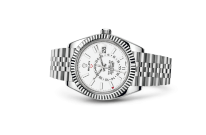 Replica Rolex Sky-Dweller Oyster 42 mm østersølje og hvidguld 326934 - Billede 2