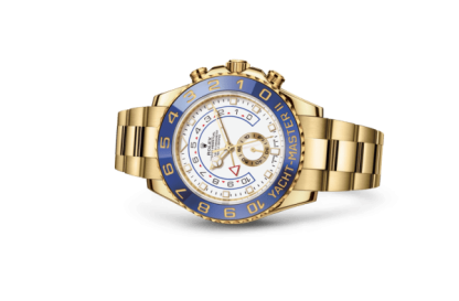 Replica Rolex Yacht-Master II Oyster 44 mm gult guld 116688 - Billede 2