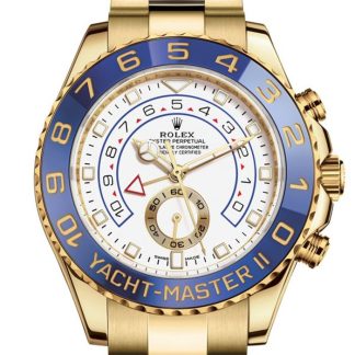 Replica Rolex Yacht-Master II Oyster 44 mm gult guld 116688