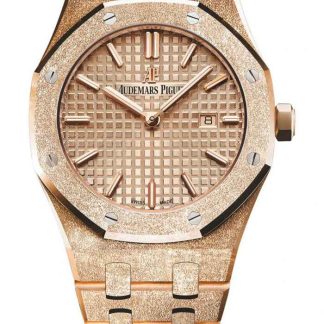 Replika Audemars Piguet Royal Oak Frosted Gold Quartz Gold 67653OR.GG.1263OR.02