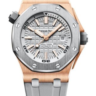 Replika Audemars Piguet Royal Oak Offshore Diver Grå 15711OI.OO.A006CA.01