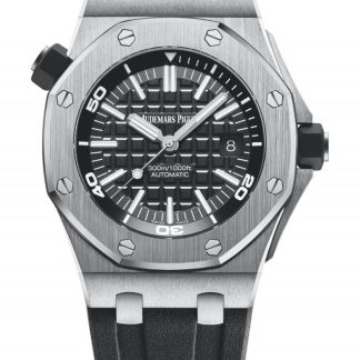 Replika Audemars Piguet Royal Oak Offshore Diver Sort 15710ST.OO.A002CA.01