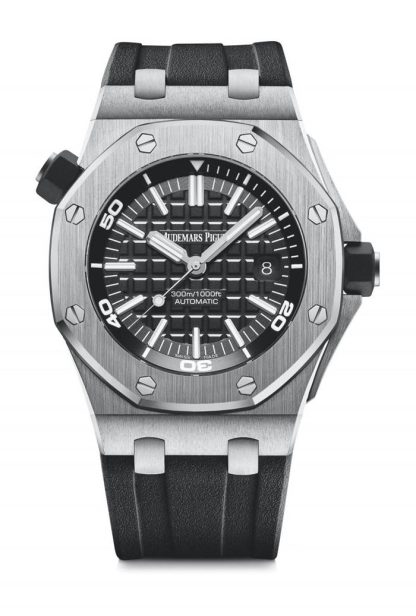 Replika Audemars Piguet Royal Oak Offshore Diver Sort 15710ST.OO.A002CA.01