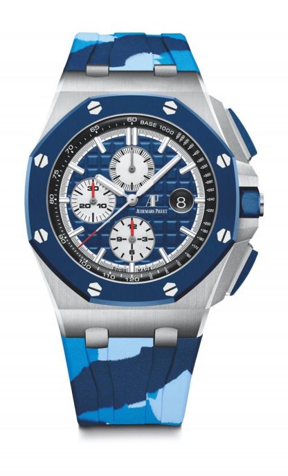 Replika Audemars Piguet Royal Oak Offshore Selfwinding Chronograph Blue 26400SO.OO.A335CA.01