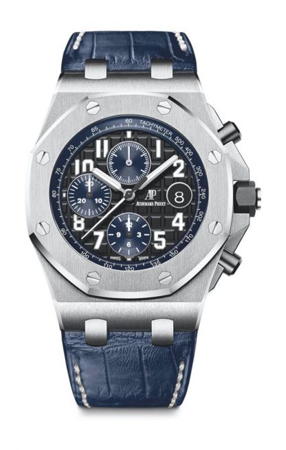 Replika Audemars Piguet Royal Oak Offshore Selfwinding Chronograph Blue 26470ST.OO.A028CR.01